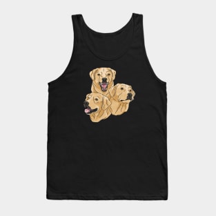 Labrador Retriever Heads Tank Top